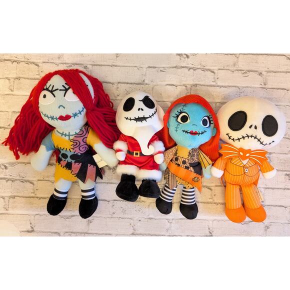 Nightmare Before Christmas Plushies Jack & Sally - Picture 1 of 12